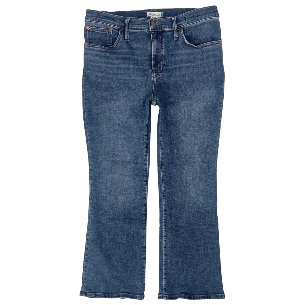 Madewell Mid Rise Kick Out Jean 32 14 16 Coastal Cowgirl Demi Mini Bootcut 90s